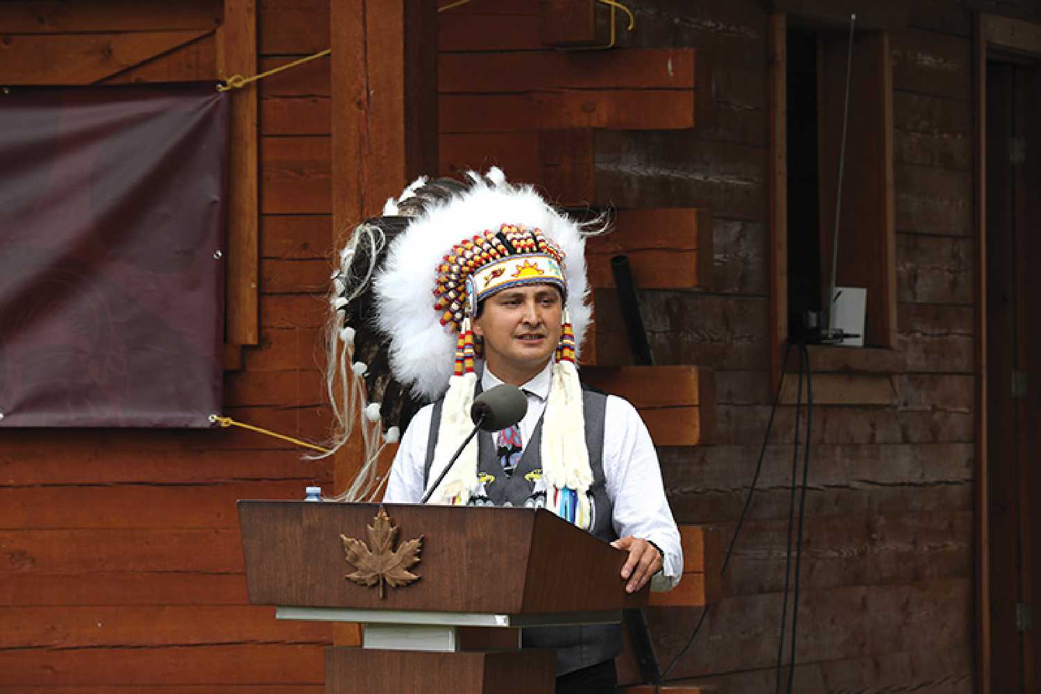 Chief Cadmus Delorme of Cowessess First Nation.